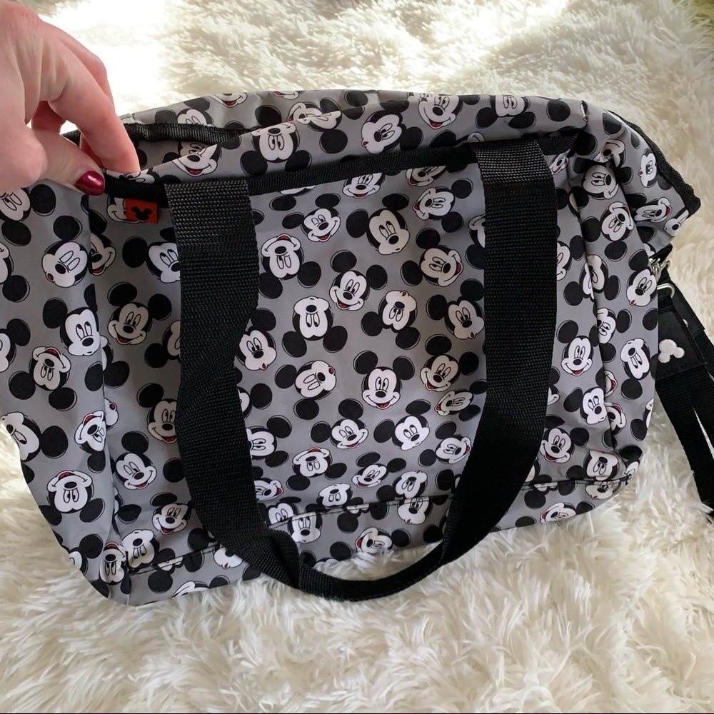 Disney Baby Diaper Bag with Bottle Bag & Changing Mat